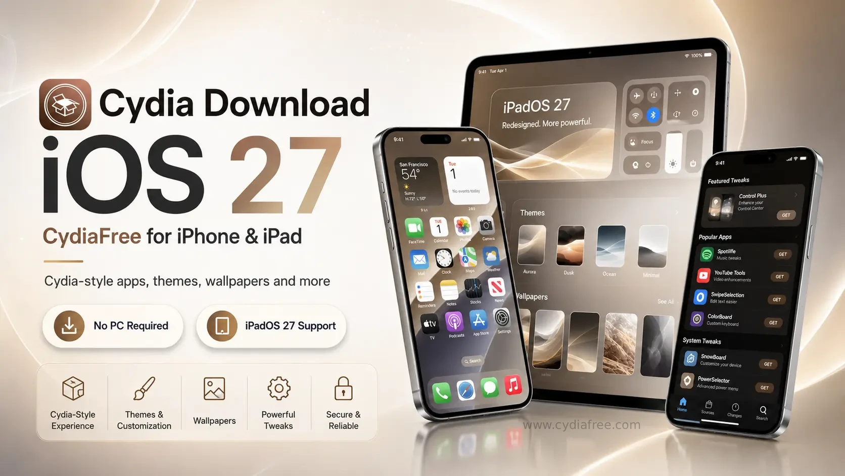 cydia download ios 27 for iphone and ipad