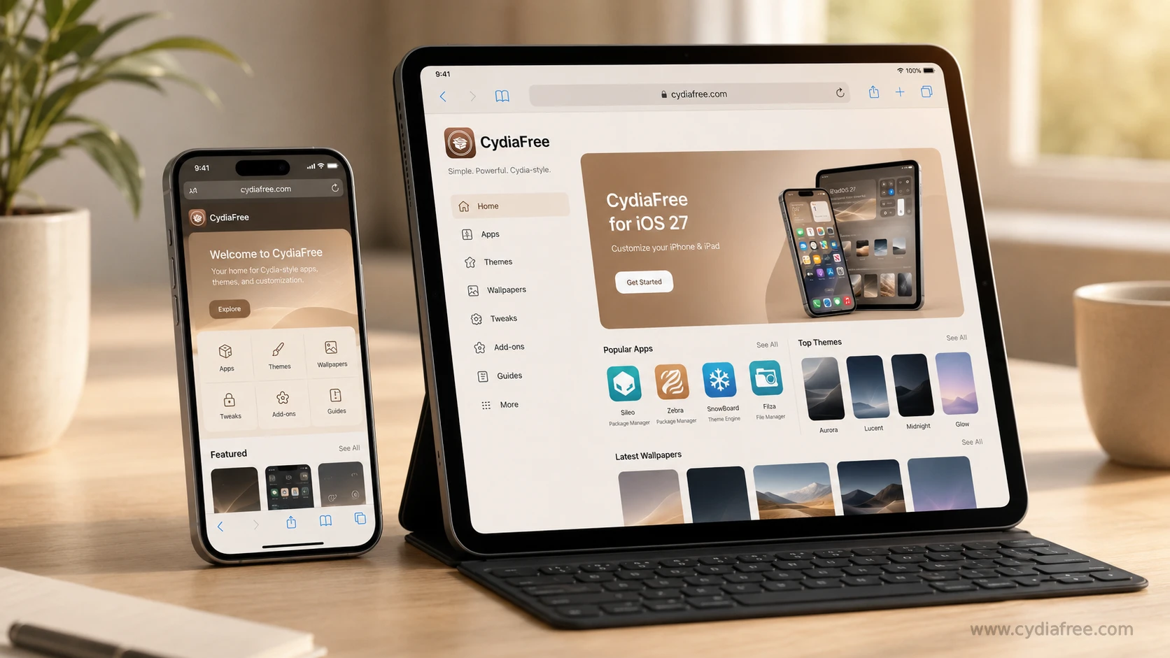 cydiafree ios 27 browser based installer