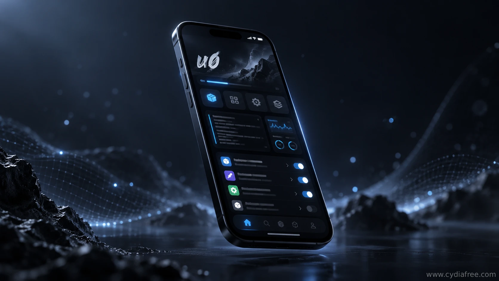 Unc0ver Jailbreak interface for iOS 11 to 14