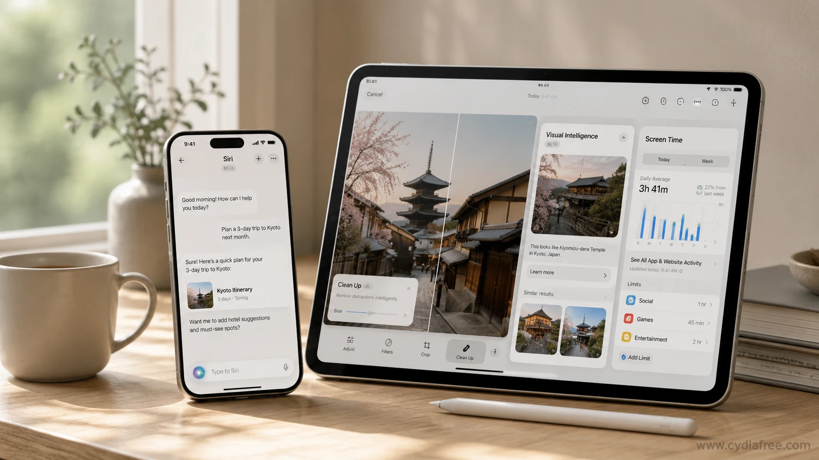 what's new in iOS 27 with Siri AI, visual intelligence, photo editing and Screen Time features